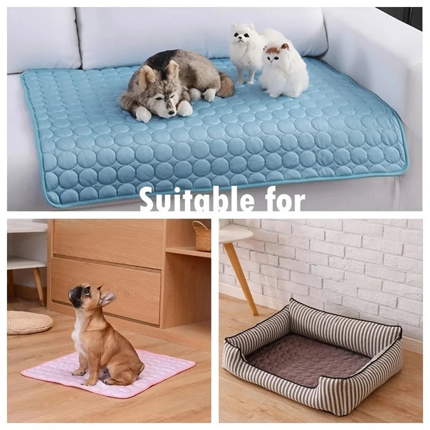 Dog Cooling Mat Summer Pet Cold Bed Extra Large For Small