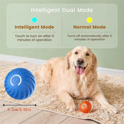 Smart Dog Toy Ball Electronic Interactive Pet Toy Moving Ball USB Automatic