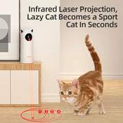 ROJECO Automatic Cat Toys Interactive Smart Teasing Pet LED Laser