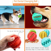 Dog Toy Ball Interactive Rubber Balls Puppy Chewing Toys Pet Tooth Cleaning