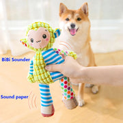 Pet Plush Toy Cat Dog Puzzle Toy Cute Animals Bite Resistant Interactive