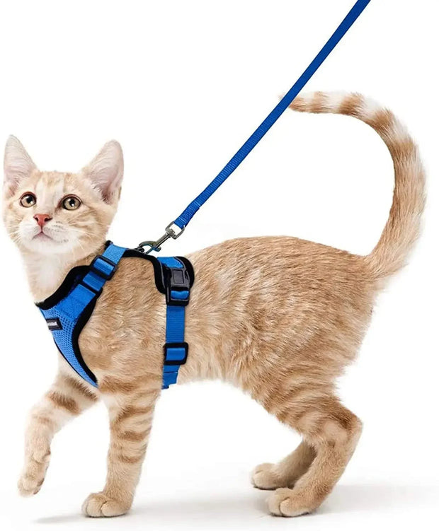 ATUBAN Cat Harness and Leash for Walking,Escape Proof Soft