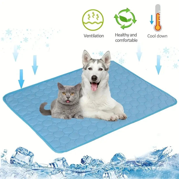 Dog Cooling Mat Summer Pet Cold Bed Extra Large For Small