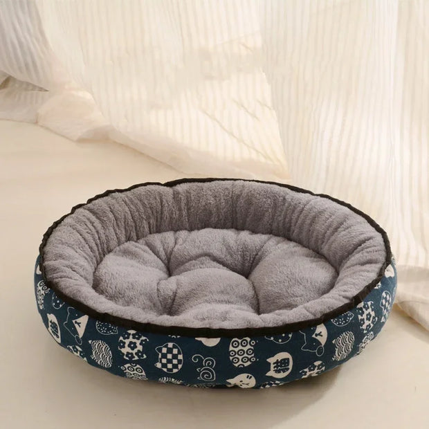 Dog Bed Small Medium Dogs Cushion Double Sides Use Soft Cotton