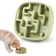 Pet Dog Slow Feeder Bowl Fun Non Slip Anti-Gulping Slower Food