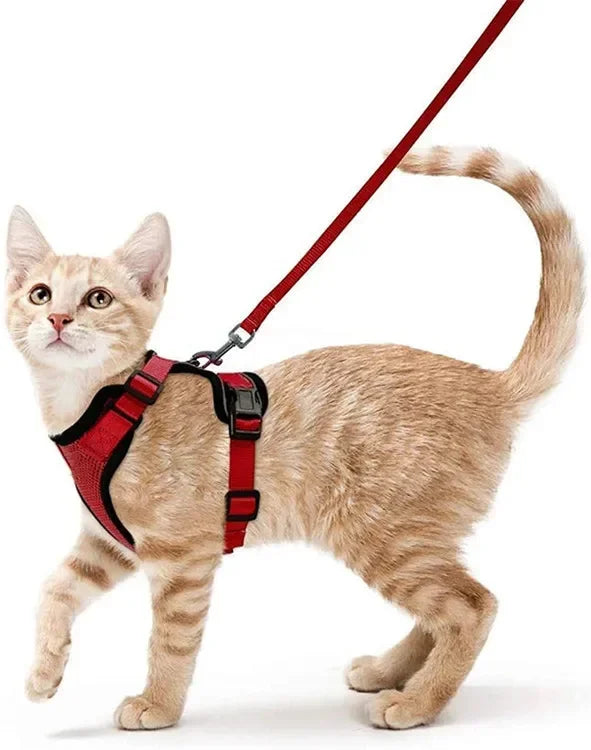 ATUBAN Cat Harness and Leash for Walking,Escape Proof Soft