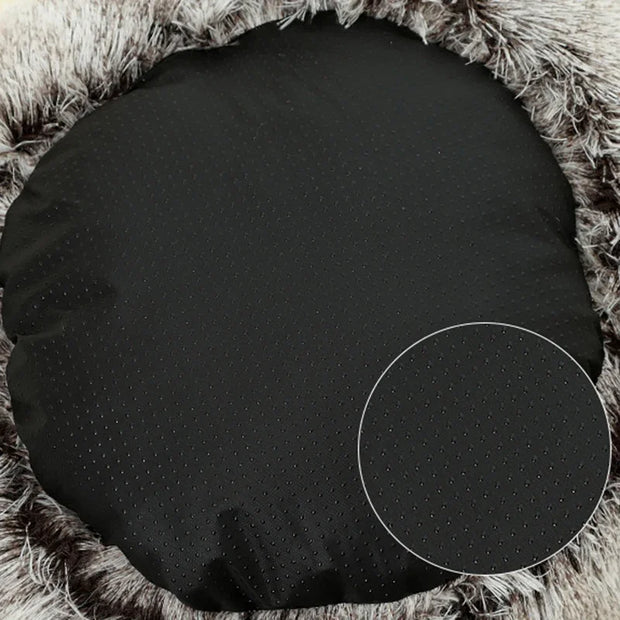 Winter Plush Pet Cat Bed Round Cat Cushion Cat House 2 In 1 Warm