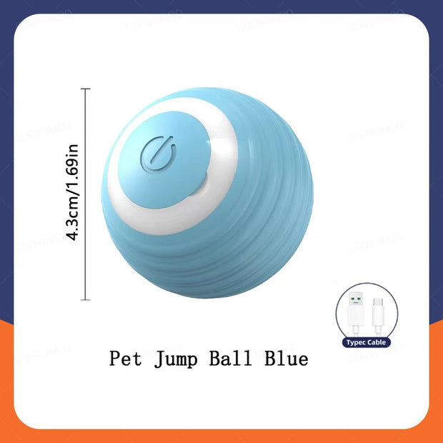 Smart Dog Toy Ball Electronic Interactive Pet Toy Moving Ball USB Automatic