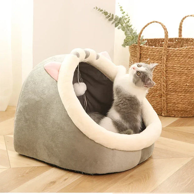 Cat Pad Bed Sweet Soft Warm Pet Basket Cozy Kitten Lounger Cushion