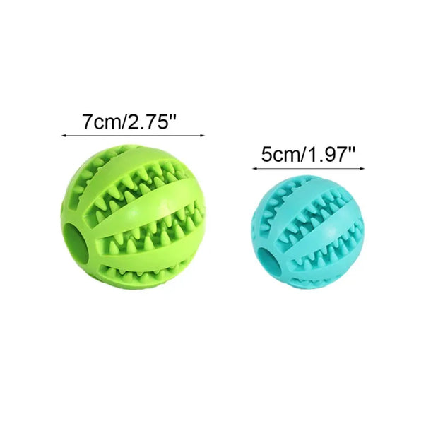 Dog Toy Ball Interactive Rubber Balls Puppy Chewing Toys Pet Tooth Cleaning