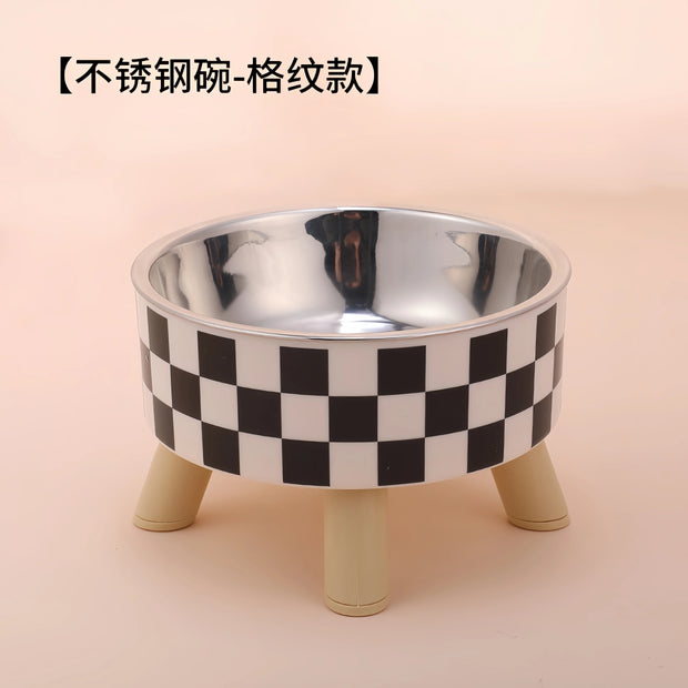 Elevated Cats Feeder Bowl Anti-choking Raised Cat Food Water