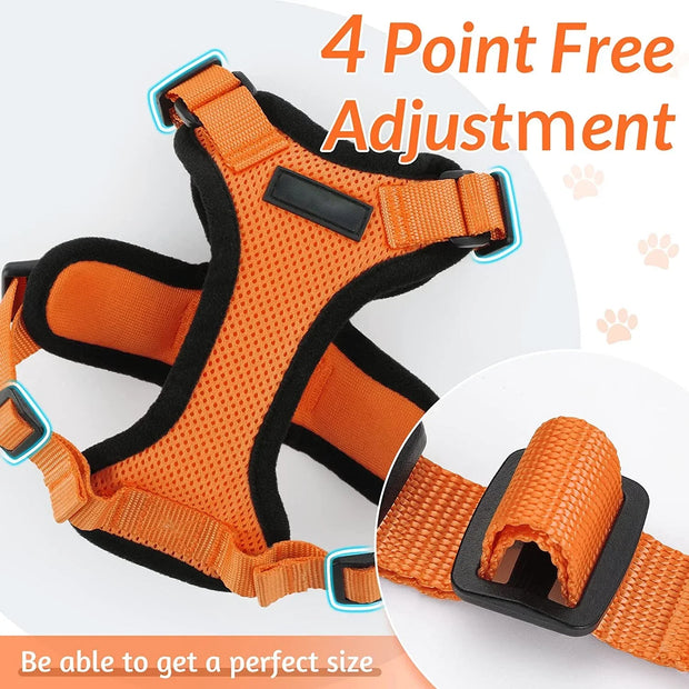 ATUBAN Cat Harness and Leash for Walking,Escape Proof Soft