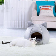 Pet Tent Cave Bed for Cats Small Dogs Self-Warming Cat Tent Bed Cat Hut