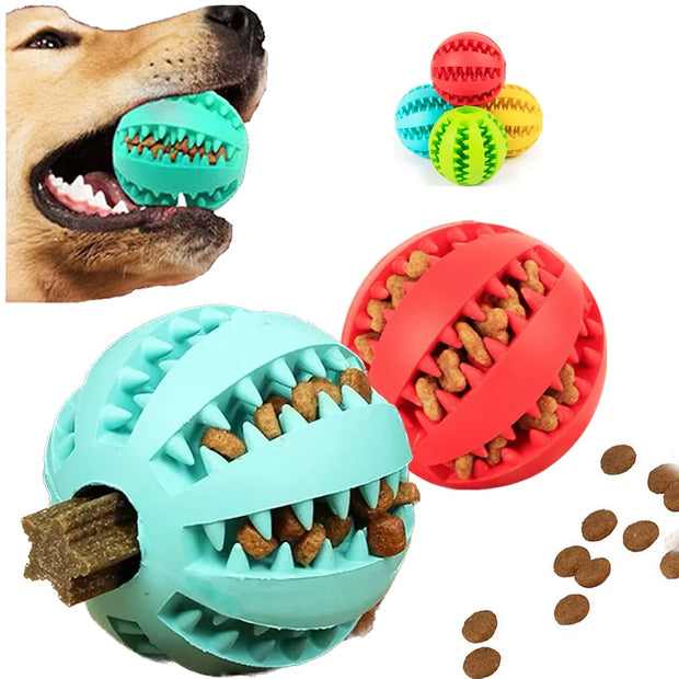 Dog Toy Ball Interactive Rubber Balls Puppy Chewing Toys Pet Tooth Cleaning