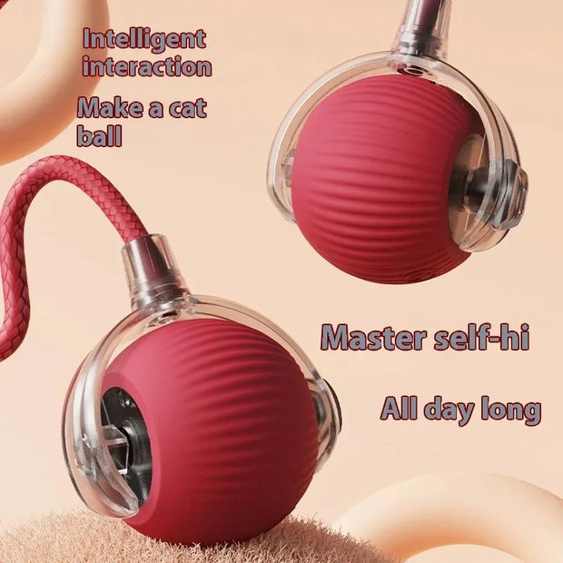 Cat toy ball self hi ball teasing cat rolling ball hair pet relieve boredom