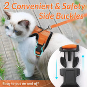 ATUBAN Cat Harness and Leash for Walking,Escape Proof Soft