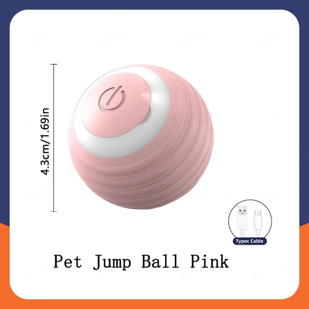 Smart Dog Toy Ball Electronic Interactive Pet Toy Moving Ball USB Automatic