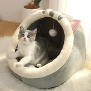 Cat Pad Bed Sweet Soft Warm Pet Basket Cozy Kitten Lounger Cushion