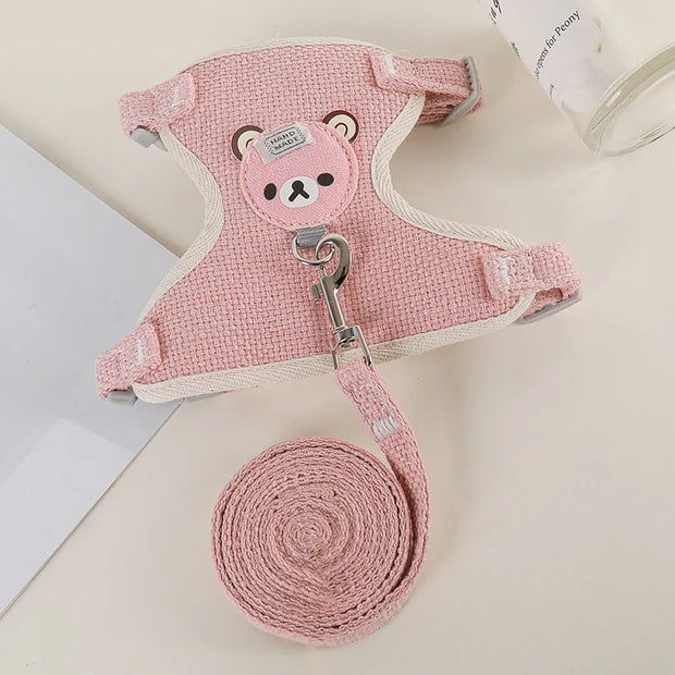 Newest Cute Rabbit Harness and Leash Set Bunny Pet Accessories