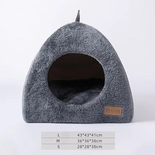 New Triangle Cat Nest Closed Cat House Pet Nest Warm and Thickened