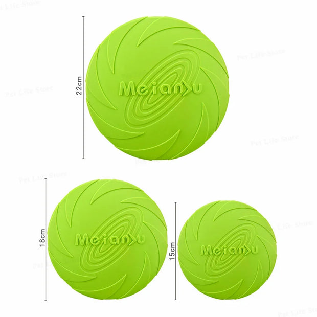 OUZEY Bite Resistant Flying Disc Toys For Dog Multifunction Pet Puppy v